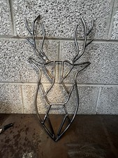 Stag Head Metal Wall Art Raw