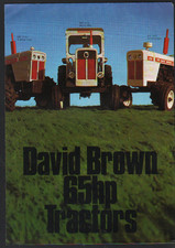 David Brown 1210 and 1212, 65hp Tractors Brochure Leaflet