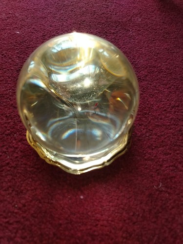 Clear glass crystal ball - clear,