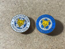 LEICESTER CITY ENAMEL FOOTBALL SUPPORTERS BADGE BADGES SET
