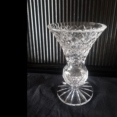 Tyrone crystal vase approx - tyrone,