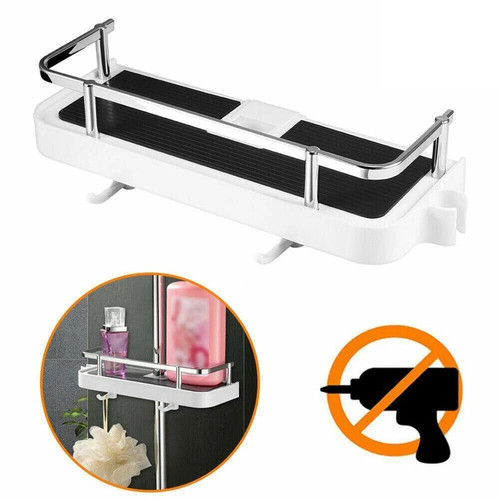 Bathroom pole shelf - bathroom, shower