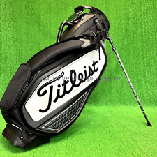 Titleist Premium Stand Bag Black White 9in 4way Divider TB20SXSF Lightweight Men