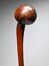 Antique Zulu Knobkerrie with off-set Ball club