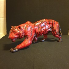 Royal Doulton Flambe Stalking Tiger