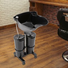 Mobile Hairdressing Backwash Shampoo Basin Sink Salon Wash Hair Bowl Portable UK