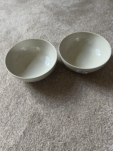 Denby linen coupe cereal bowls - coupe,