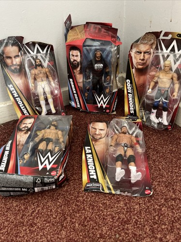 Collection wwe figures in - a, of