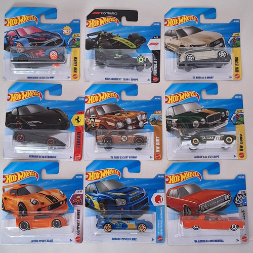 Hot wheels job lot new - x9, case