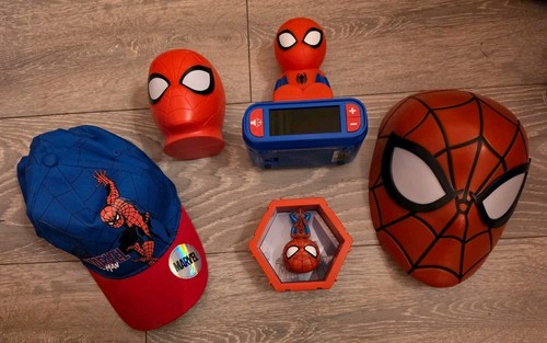 Spiderman bundle alarm clock - spiderman, bundle,