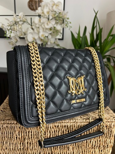 Authentic love moschino black - love,