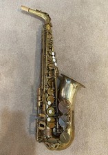 Trevor James The Horn, Alto sax, Unlaquered, Vintage Sax Sound, Lovely Patina.