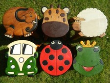 Childs Childrens Wooden Stool