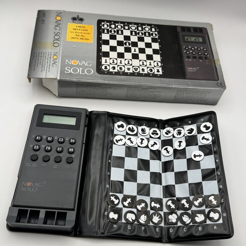 Novag solo electronic chess - electronic,