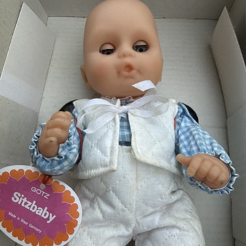 Rare gotz sitzbaby baby doll - sitzbaby,