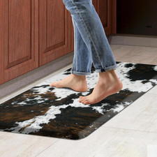 Cowhide Kitchen Mat Cushioned