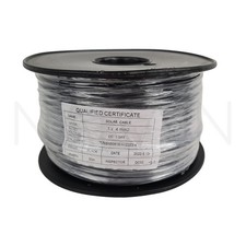 Solar PV Cable 4mm Black TUV PV1-F 1500V DC Bare Wire Reel Drum UK Stock