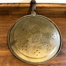 Antique/vintage? Copper bed warmer/chestnut roaster? Original patina. No handle.