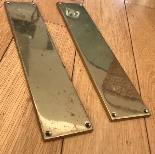 Vintage brass door finger - brass,
