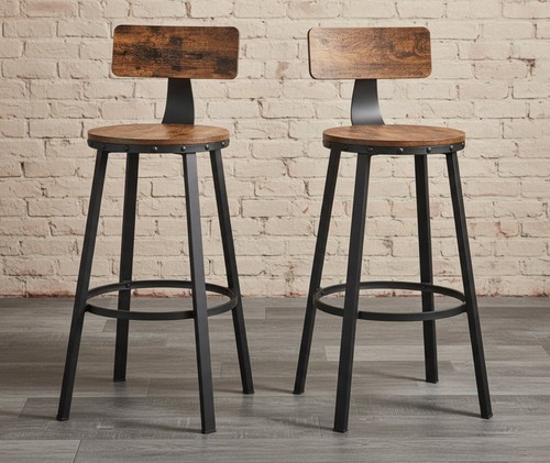 Industrial bar stools vintage - bar,