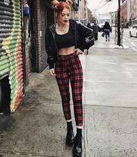 New Women's Plaid Check Tartan
