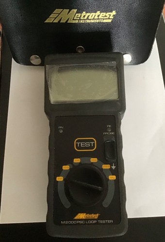 Metrotest earth loop impedance