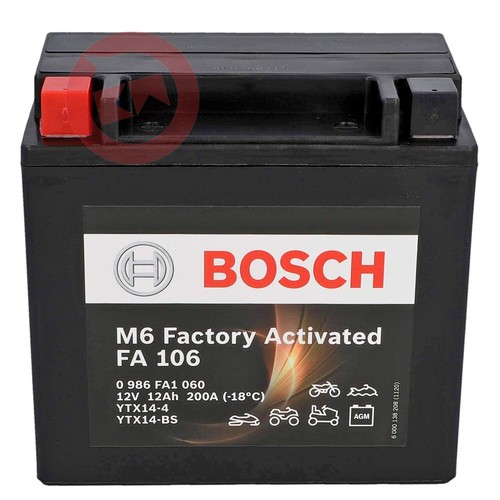 Bosch battery ytx14 honda - battery,
