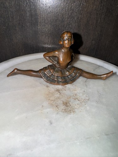Ballerina dancer girl bronze - ballerina,