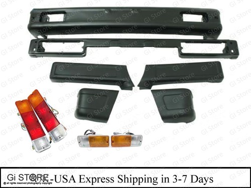 Front rear bumper with - rear,
