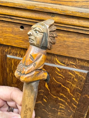 Vintage antique carved - carved, wood
