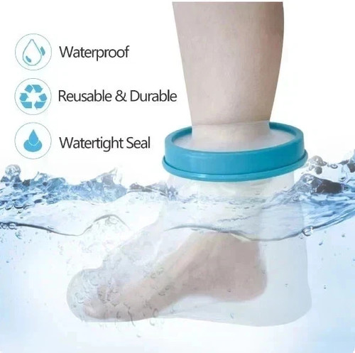 Waterproof ankle foot - ankle, cast