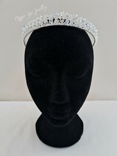 Bridal tiara - AB crystal tiara - Dainty Tiara - Small tiara - Wedding tiara, UK