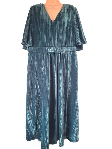 Joanna hope green velour maxi - hope,