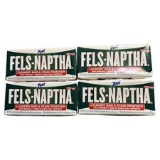 4 Fels Naptha Purex Laundry Soap Detergent Stain Remover Pre Treating 5 oz Bars