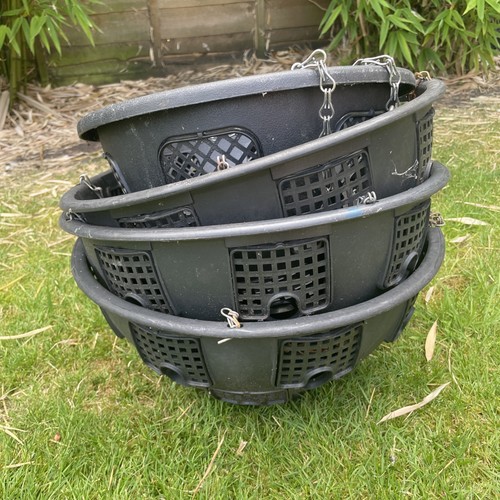 Hanging flower basket black - hanging,