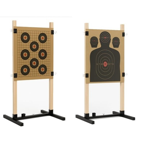 Metal shooting target stand - metal,