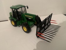 Black 9ft Scratch Built Buckrake 1/32 Scale Suit Britains Universal Hobbies