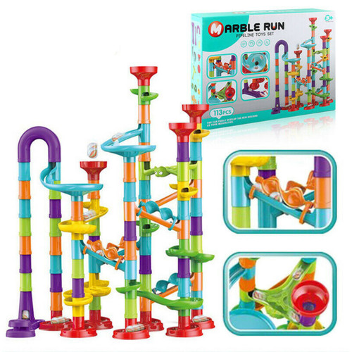 113 50pcs marble run - marble, race