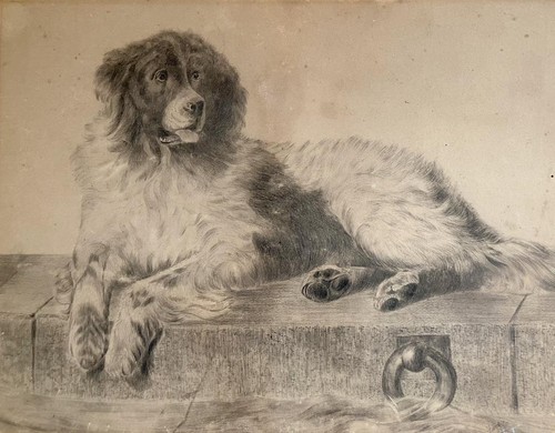 Antique painting british - painting,