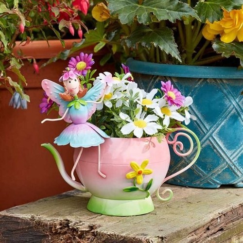 Pretty teapot fairy metal - pretty,