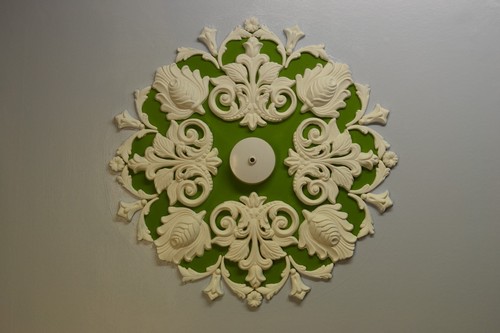 Plaster ceiling rose design - rose/,