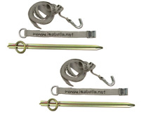 Isabella Caravan Awning Storm Band / Tie Down Kit & 40cm Peg X2 (PAIR)