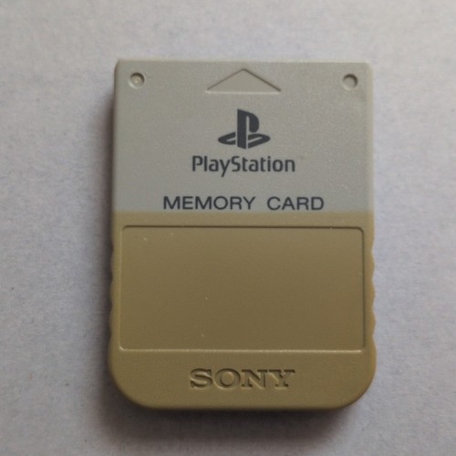 Ps1 memory card grey official - ps1,