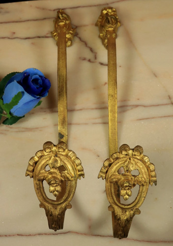 French antique pair gilt - pair,
