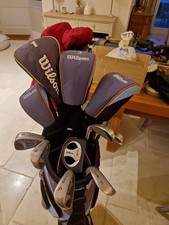 Wilson 1200 CG Package Set / Woods, Irons, Putter, Bag Ladys See Description 
