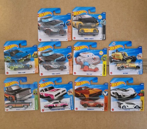 X10 mixed hotwheels sealed - hotwheels,