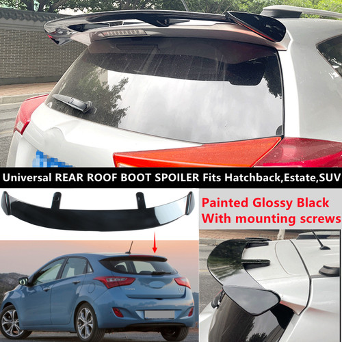 Universal glossy black rear - glossy,