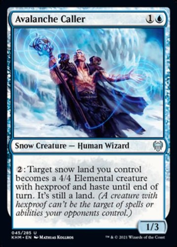 Avalanche caller foil u - caller,