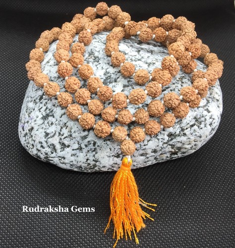 Genuine 8mm rudraksha mala - rudraksha,
