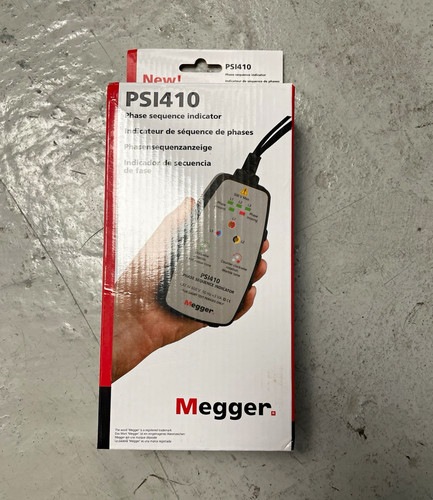 Megger psi410 phase sequence - megger,